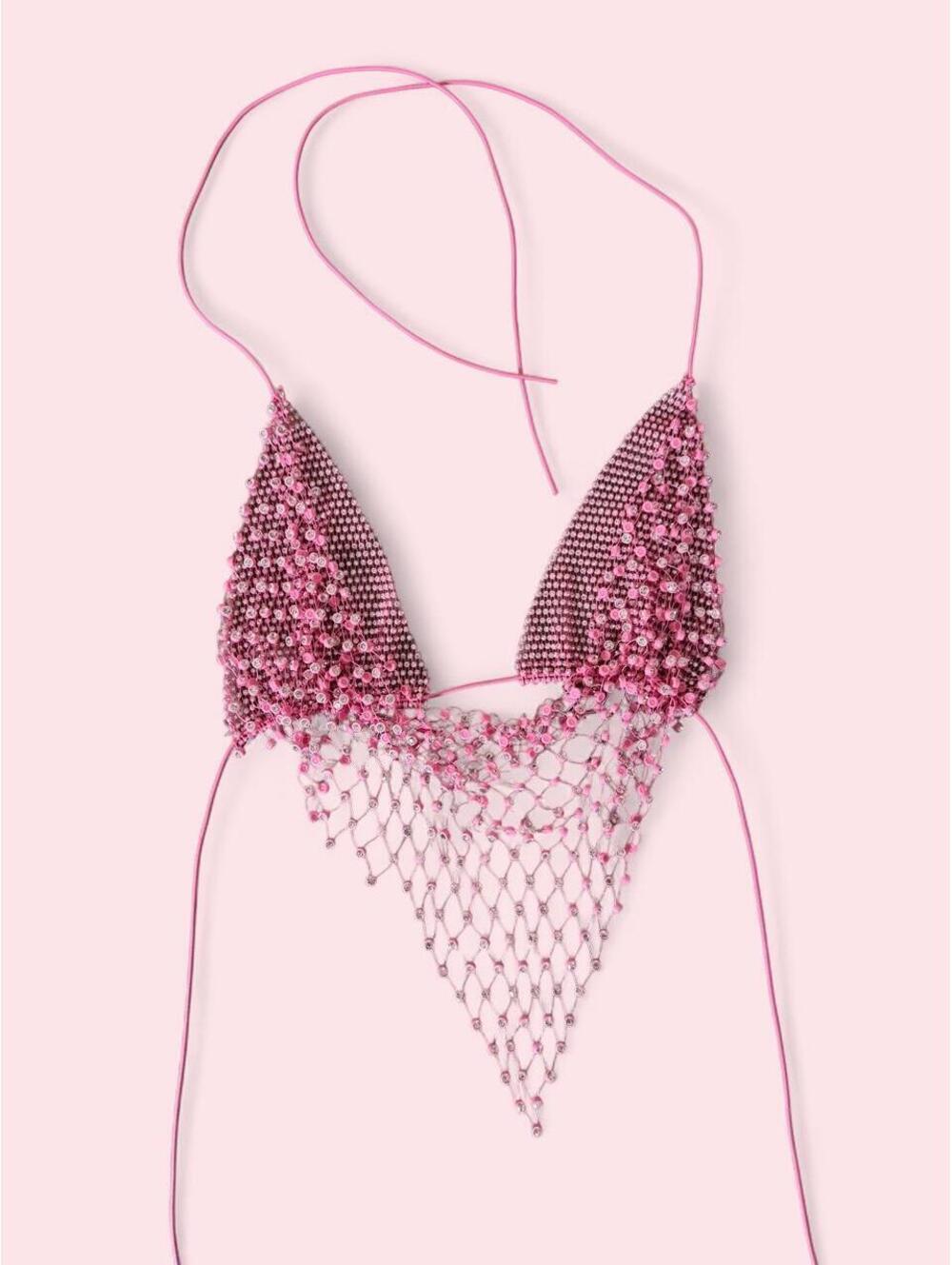 Women's Pink Crop-top
